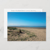 Der Strand von Troon Scotland Postkarte (Vorne/Hinten)