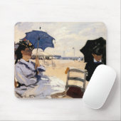 Der Strand von Trouville Mousepad (Mit Mouse)
