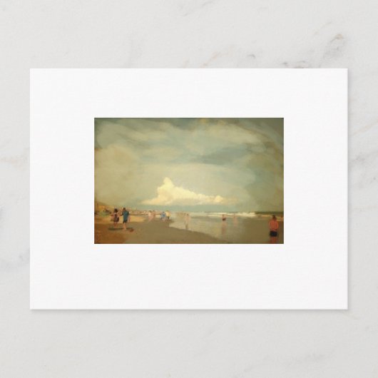 Der Strand von Wildwood Postkarte (Vorderseite)