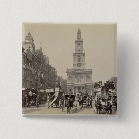 Der Strang, c.1880 (Sepia-Foto) Button (Vorderseite)