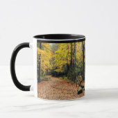 Der Straßen-nicht genommene - Druckgedicht auf Tasse (Links)