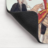 Der Straßen-Sänger, graviert von Alois Senefelder Mousepad (Ecke)