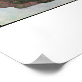 Der Strauß und der Hummingvogel von Bryn Barnard Poster (Ecke)