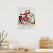 Der Street Singer, graviert von Alois Senefelder Poster (Küche)