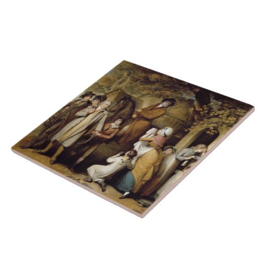 Der strenge Verwalter oder unglücklicher Pächter Fliese (Seite)