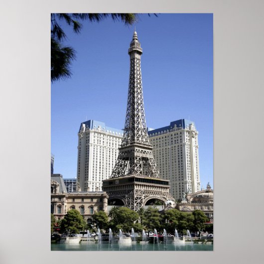 Der Strip, Paris Las Vegas, Luxury Hotel Poster (Vorne)
