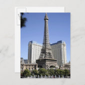 Der Strip, Paris Las Vegas, Luxury Hotel Postkarte (Vorne/Hinten)