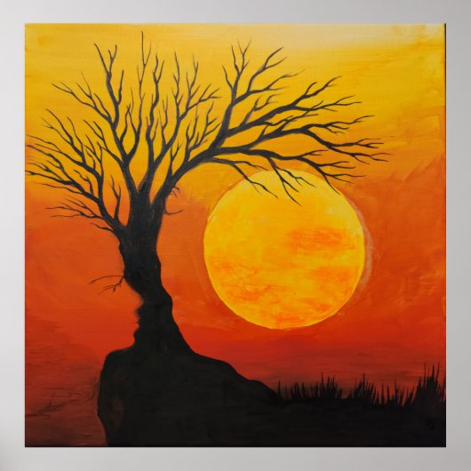 Der Strohbaum Poster (Vorne)