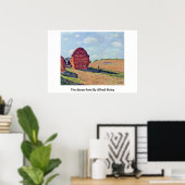 Der Strohmiete von Alfred Sisley Poster (Heimbüro)