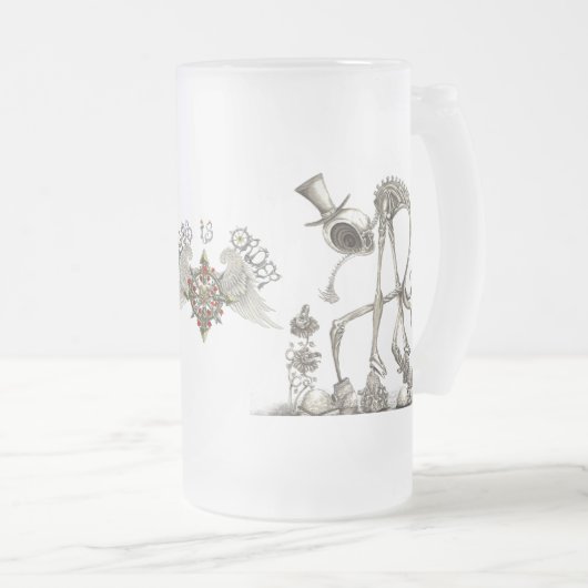 Der Strollrauch BG Mattglas Bierglas (VorderseiteRechts)