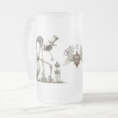 Der Strollrauch BG Mattglas Bierglas (Vorderseite Links)