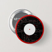 Der Strom dieses weißen Labels! Button (Vorne & Hinten)