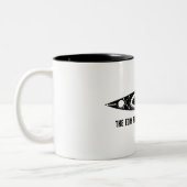 Der Strudel hat mir Dinge versprochen Kayak Zweifarbige Tasse (Links)