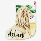 Der Strumpf König-Lion Desert Safari Christmas Großer Weihnachtsstrumpf (Rückseite)