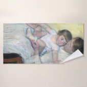 Der Strumpf, Mary Cassatt Badehandtuch (Badehandtuch)