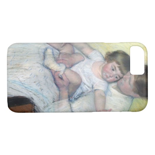 Der Strumpf, Mary Cassatt Case-Mate iPhone Hülle (Rückseite (Horizontal))