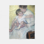 Der Strumpf, Mary Cassatt Fleecedecke (Vorderseite)