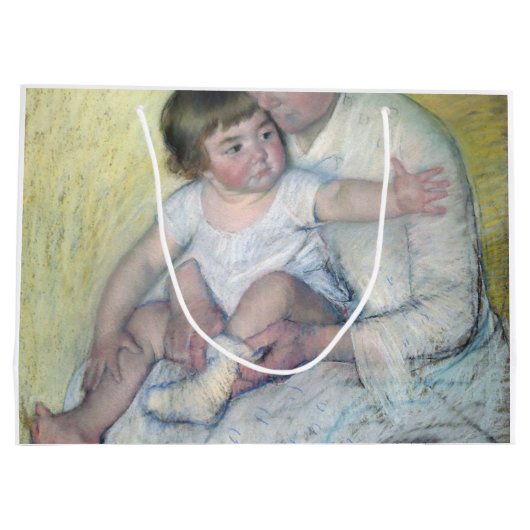 Der Strumpf, Mary Cassatt Große Geschenktüte (Rückseite)