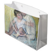 Der Strumpf, Mary Cassatt Große Geschenktüte (Rückseite Schrägansicht)