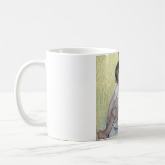 Der Strumpf, Mary Cassatt Kaffeetasse (Links)