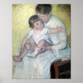 Der Strumpf, Mary Cassatt Poster (Vorne)