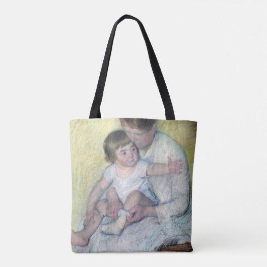 Der Strumpf, Mary Cassatt Tasche (Rückseite)