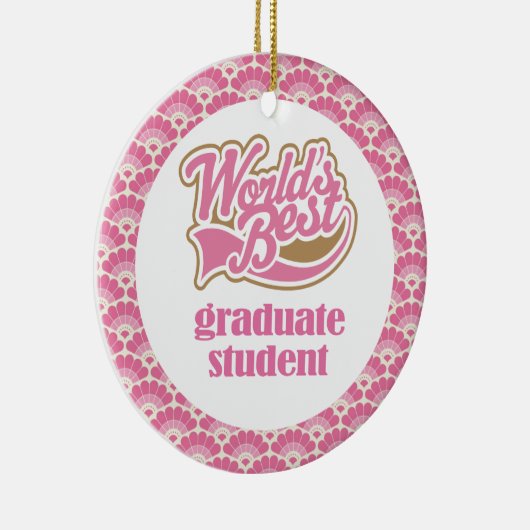 Der Student im Aufbaustudiumen-Geschenk-Verzierung Keramikornament (Rechts)