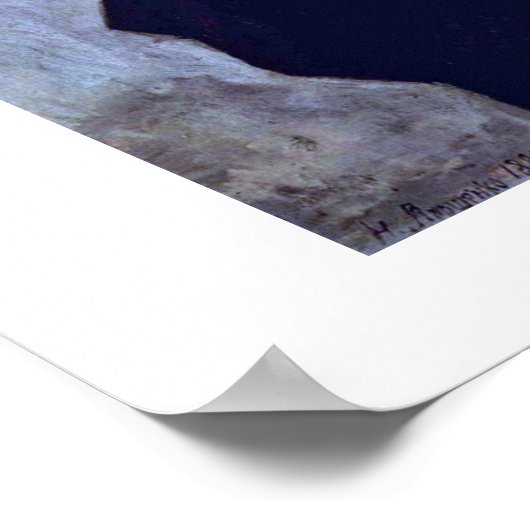 Der Student von Nikolay Aleksandrowitsch Jaroschen Poster (Ecke)