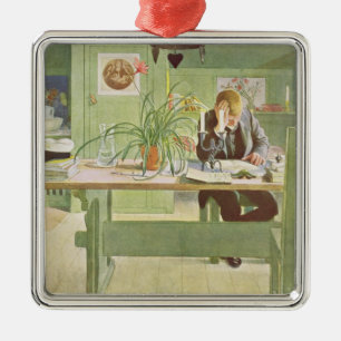 Der Studien-Raum, Kneipe. in "Lasst Licht Hinin" Silbernes Ornament