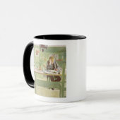 Der Studien-Raum, Kneipe. in "Lasst Licht Hinin" Tasse (Vorderseite Links)