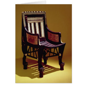 Der Stuhl des Kindes, vom Grab von Tutankhamun