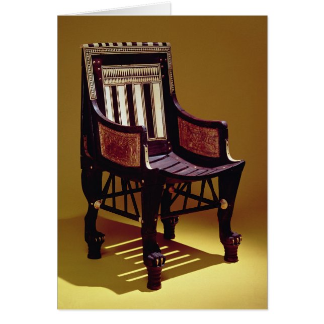 Der Stuhl des Kindes, vom Grab von Tutankhamun (Vorne)