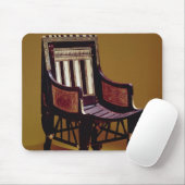 Der Stuhl des Kindes, vom Grab von Tutankhamun Mousepad (Mit Mouse)