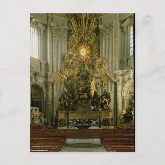 Der Stuhl von St. Peter, 1665 Postkarte (Vorderseite)