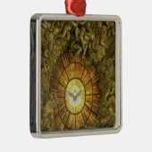 Der Stuhl von St Peter Silbernes Ornament (Rechts)