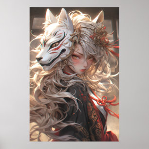 Der stumme Blick des Kitsune   Japanischer Fox Sam Poster