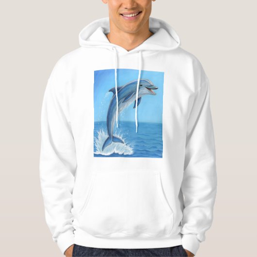 Der stumme Tanz des Delfins Hoodie (Vorderseite)