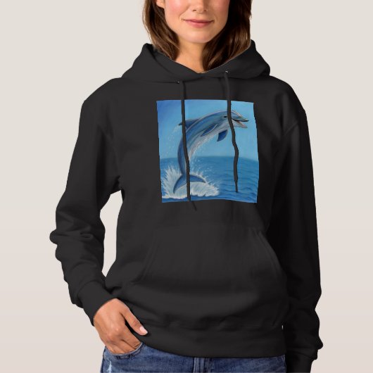 Der stumme Tanz des Delfins Hoodie (Vorderseite)