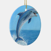 Der stumme Tanz des Delfins Keramik Ornament (Rechts)