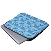 Der stumme Tanz des Delfins Laptopschutzhülle (Vorne Knopf)