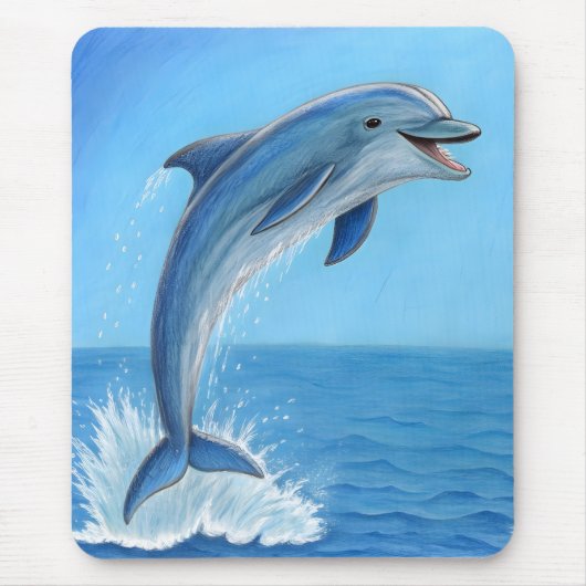 Der stumme Tanz des Delfins Mousepad (Vorne)