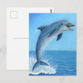 Der stumme Tanz des Delfins Postkarte (Vorne/Hinten)