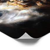 Der Sturm am Meer von Galiläa - Rembrandt Poster (Ecke)