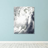 Der Sturm Conson nähert sich Vietnam Leinwanddruck (Insitu (Holzboden))