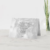 "Der Sturm im Inneren" - Grußkarte Karte (Rückseite)