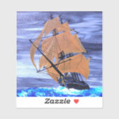 Der Sturm ist vorbei Aufkleber (Blatt)