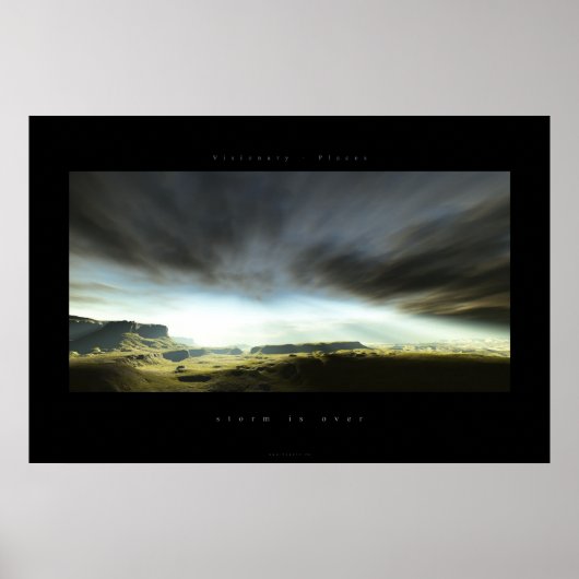 Der Sturm ist vorbei Poster (Vorne)