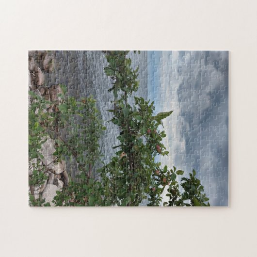 Der Sturm kommt zum Puzzle-See von Apple Tree Puzzle (Horizontal)