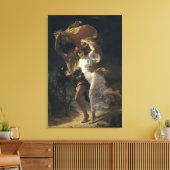 Der Sturm - Pierre-Auguste-Cot Leinwanddruck (Insitu (Wohnzimmer))