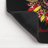 Der Sturm Sonnenblumen Leopard Hirnaneurysma Krieg Mousepad (Ecke)